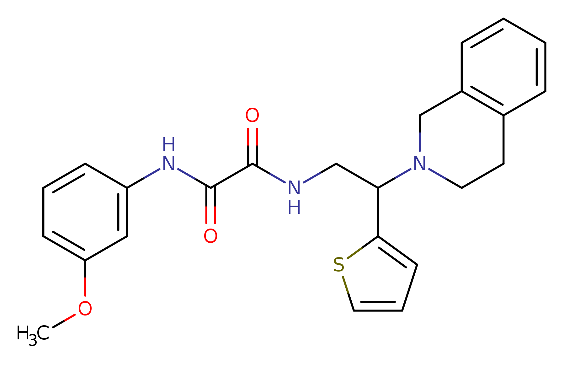 N'-(3-methoxyphenyl)-N-[2-(1,2,3,4-tetrahydroisoquinolin-2-yl)-2-(thiophen-2-yl)ethyl]ethanediamide