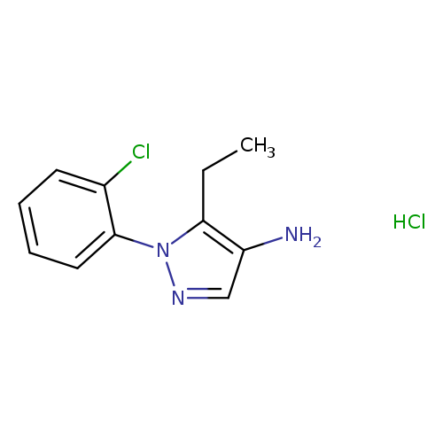 1-(2-chlorophenyl)-5-ethyl-1H-pyrazol-4-amine hydrochloride