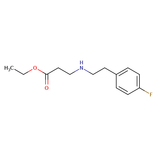 ethyl 3-{[2-(4-fluorophenyl)ethyl]amino}propanoate