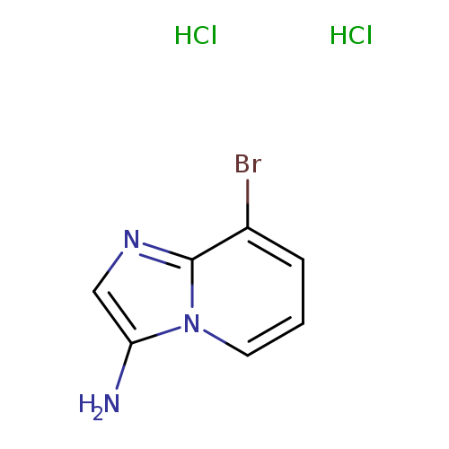 8-bromoimidazo[1,2-a]pyridin-3-amine dihydrochloride