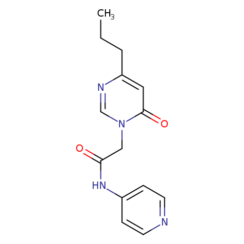 2-(6-oxo-4-propyl-1,6-dihydropyrimidin-1-yl)-N-(pyridin-4-yl)acetamide