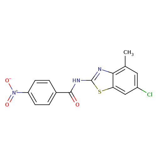 N-(6-chloro-4-methyl-1,3-benzothiazol-2-yl)-4-nitrobenzamide