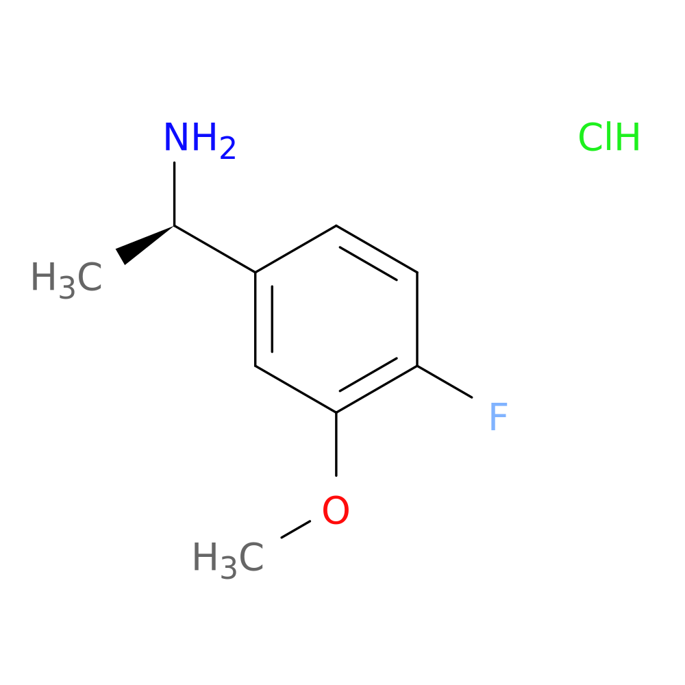 (R)-1-(4-Fluoro-3-methoxyphenyl)ethanamine hydrochloride