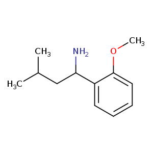 1-(2-methoxyphenyl)-3-methylbutan-1-amine
