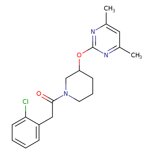 2-(2-chlorophenyl)-1-{3-[(4,6-dimethylpyrimidin-2-yl)oxy]piperidin-1-yl}ethan-1-one