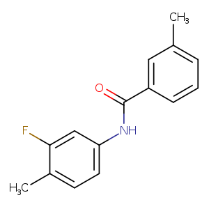 N-(3-fluoro-4-methylphenyl)-3-methylbenzamide