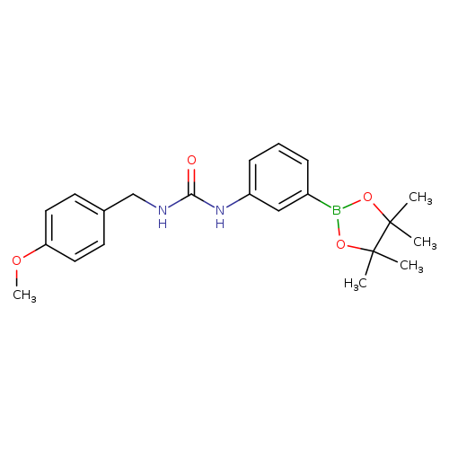 1-(4-methoxybenzyl)-3-(3-(4,4,5,5-tetramethyl-1,3,2-dioxaborolan-2-yl)phenyl)urea