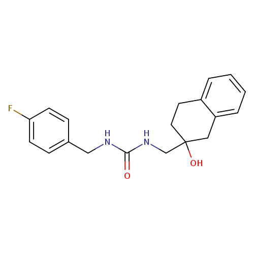1-[(4-fluorophenyl)methyl]-3-[(2-hydroxy-1,2,3,4-tetrahydronaphthalen-2-yl)methyl]urea