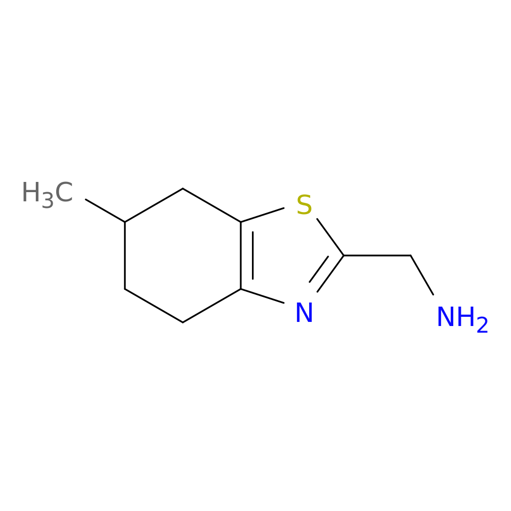 (6-methyl-4,5,6,7-tetrahydro-1,3-benzothiazol-2-yl)methanamine