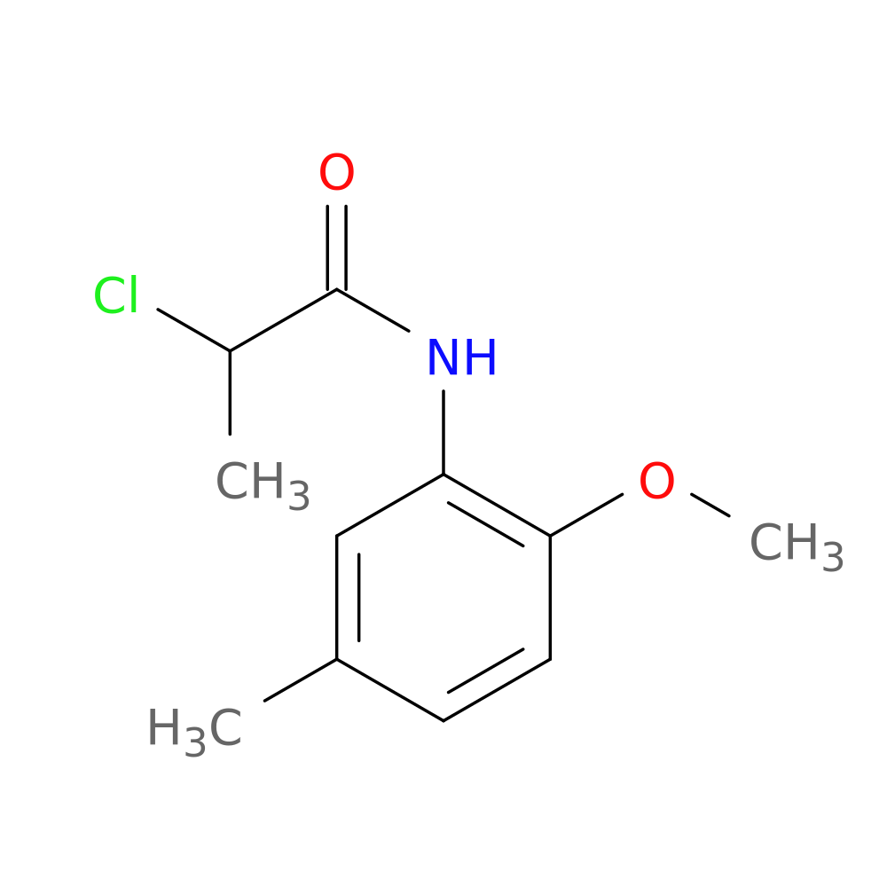 2-chloro-N-(2-methoxy-5-methylphenyl)propanamide