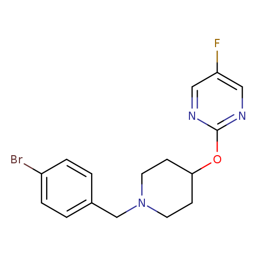 2-({1-[(4-bromophenyl)methyl]piperidin-4-yl}oxy)-5-fluoropyrimidine