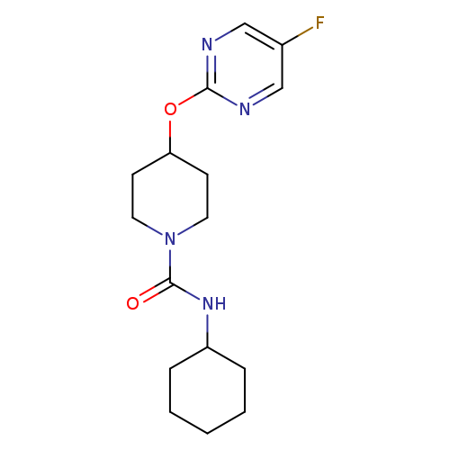 N-cyclohexyl-4-[(5-fluoropyrimidin-2-yl)oxy]piperidine-1-carboxamide
