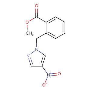 Methyl 2-((4-nitro-1h-pyrazol-1-yl)methyl)benzoate