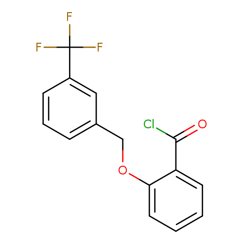 2-([3-(Trifluoromethyl)benzyl]oxy)benzoyl chloride