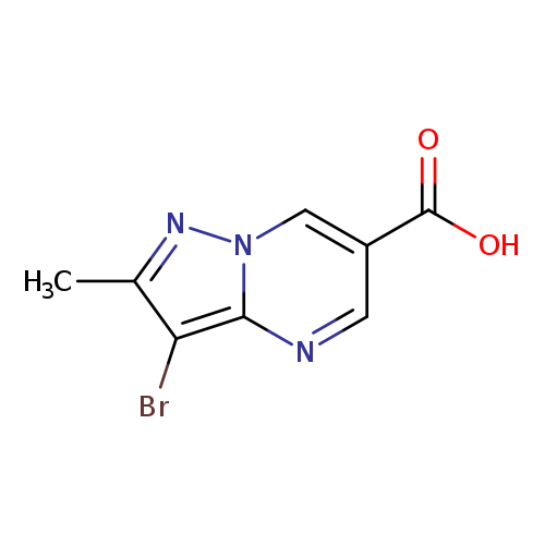 3-Bromo-2-methylpyrazolo[1,5-a]pyrimidine-6-carboxylic acid