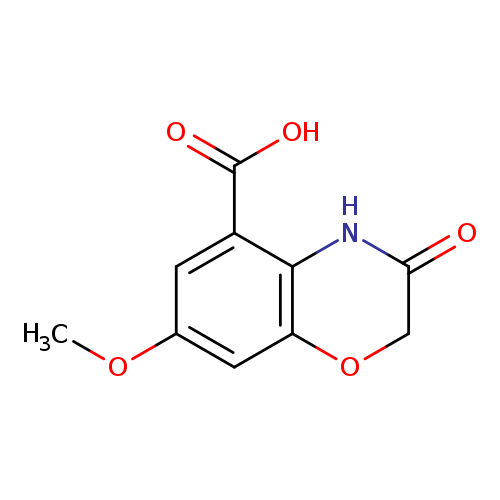 7-methoxy-3-oxo-3,4-dihydro-2H-1,4-benzoxazine-5-carboxylicacid