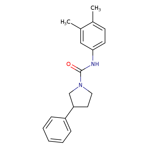 N-(3,4-dimethylphenyl)-3-phenylpyrrolidine-1-carboxamide