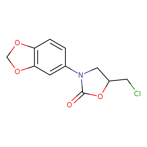 3-(1,3-dioxaindan-5-yl)-5-(chloromethyl)-1,3-oxazolidin-2-one