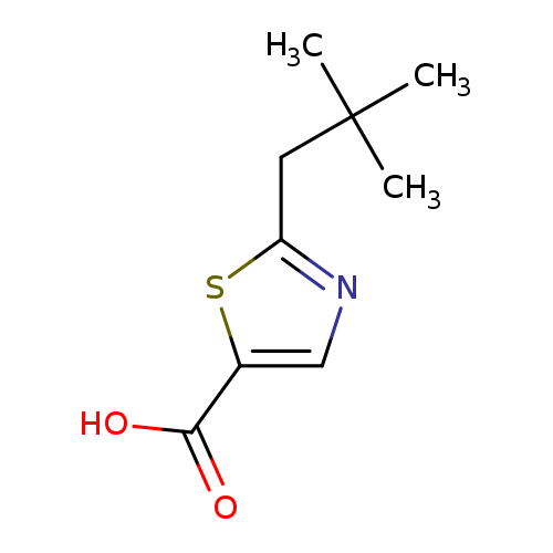2-(2,2-dimethylpropyl)-1,3-thiazole-5-carboxylic acid