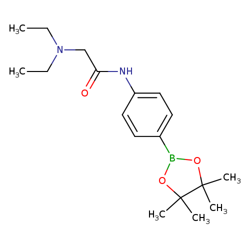 2-(Diethylamino)-N-(4-(4,4,5,5-tetramethyl-1,3,2-dioxaborolan-2-yl)phenyl)acetamide