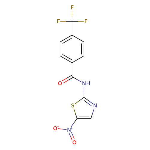 N-(5-nitro-2-thiazolyl)-4-(trifluoromethyl)-benzamide