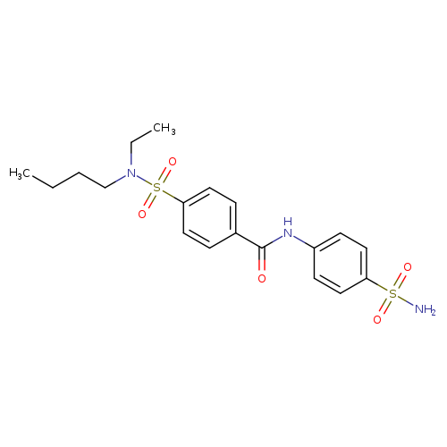 4-[butyl(ethyl)sulfamoyl]-N-(4-sulfamoylphenyl)benzamide