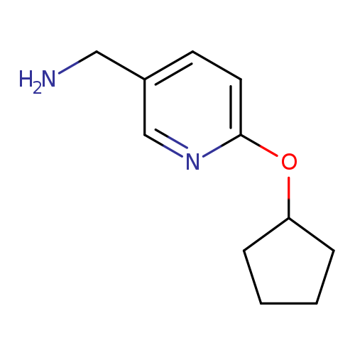 [6-(cyclopentyloxy)pyridin-3-yl]methanamine