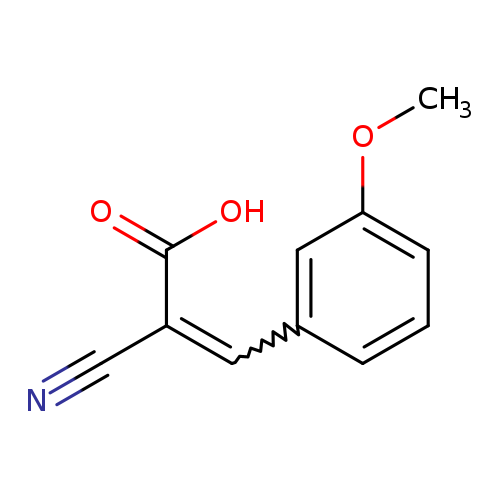 2-Propenoic acid, 2-cyano-3-(3-methoxyphenyl)-
