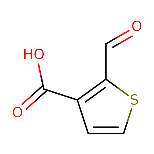 3-Thiophenecarboxylic acid, 2-formyl-