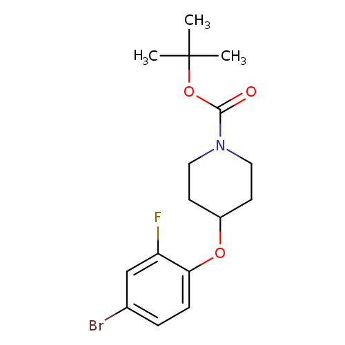 tert-Butyl 4-(4-bromo-2-fluorophenoxy)piperidine-1-carboxylate