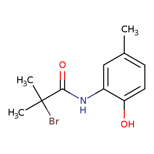 2-bromo-N-(2-hydroxy-5-methylphenyl)-2-methylpropanamide