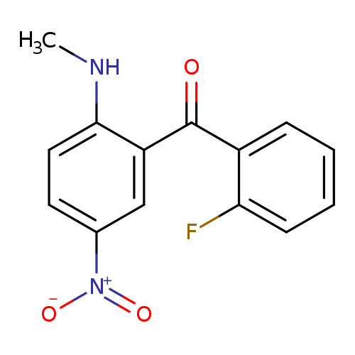 (2-Fluorophenyl)(2-(methylamino)-5-nitrophenyl)methanone