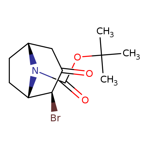 rac-tert-butyl(1R,2R,5S)-2-bromo-3-oxo-8-azabicyclo[3.2.1]octane-8-carboxylate