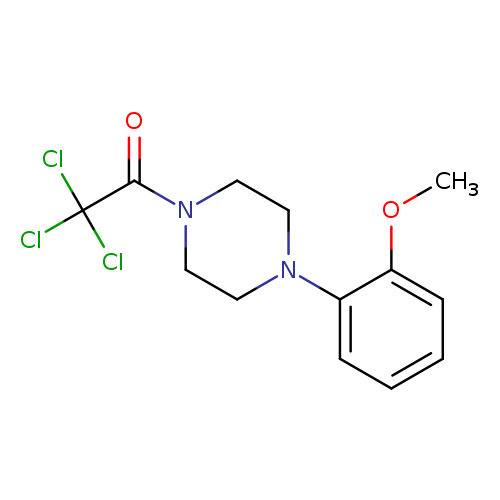 Piperazine, 1-(2-methoxyphenyl)-4-(trichloroacetyl)-