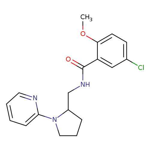 5-chloro-2-methoxy-N-{[1-(pyridin-2-yl)pyrrolidin-2-yl]methyl}benzamide