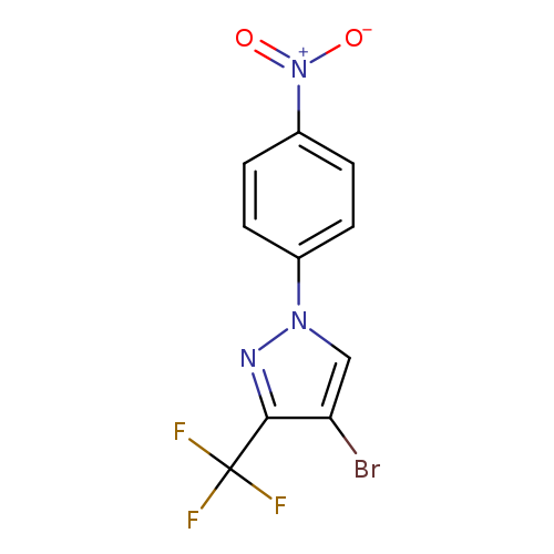 4-bromo-1-(4-nitrophenyl)-3-(trifluoromethyl)-1H-pyrazole