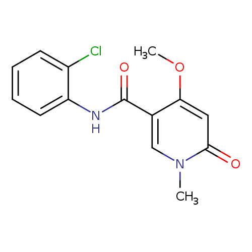 N-(2-chlorophenyl)-4-methoxy-1-methyl-6-oxo-1,6-dihydropyridine-3-carboxamide