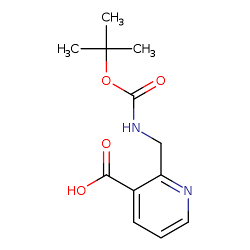 2-({[(tert-butoxy)carbonyl]amino}methyl)pyridine-3-carboxylicacid