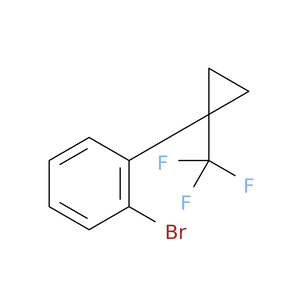 1-Bromo-2-(1-(trifluoromethyl)cyclopropyl)benzene