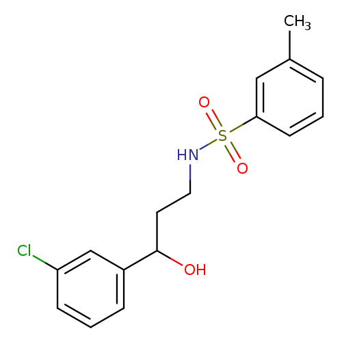 N-[3-(3-chlorophenyl)-3-hydroxypropyl]-3-methylbenzene-1-sulfonamide