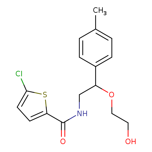 5-chloro-N-[2-(2-hydroxyethoxy)-2-(4-methylphenyl)ethyl]thiophene-2-carboxamide