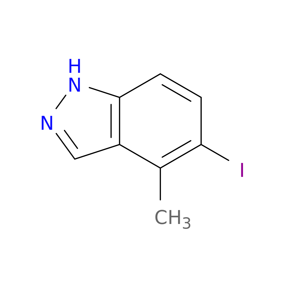 4-Methyl-5-iodo-(1H)indazole