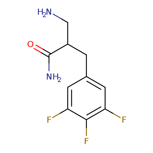 3-amino-2-[(3,4,5-trifluorophenyl)methyl]propanamide