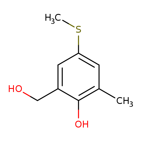 2-(Hydroxymethyl)-6-methyl-4-(methylthio)phenol