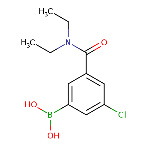 3-Chloro-5-(diethylcarbonyl)phenylboronic acid