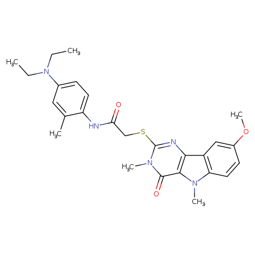 N-[4-(diethylamino)-2-methylphenyl]-2-({8-methoxy-3,5-dimethyl-4-oxo-3H,4H,5H-pyrimido[5,4-b]indol-2-yl}sulfanyl)acetamide