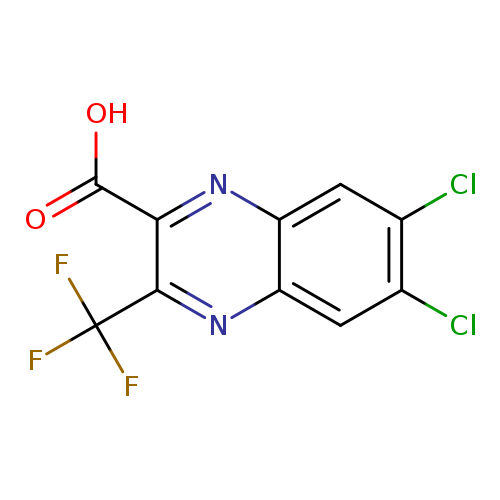 6,7-Dichloro-3-trifluoromethylquinoxaline-2-carboxylic acid