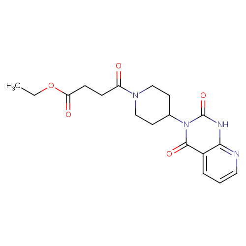 ethyl 4-(4-{2,4-dioxo-1H,2H,3H,4H-pyrido[2,3-d]pyrimidin-3-yl}piperidin-1-yl)-4-oxobutanoate