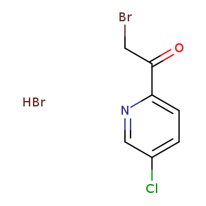 Ethanone, 2-bromo-1-(5-chloro-2-pyridinyl)-, hydrobromide (1:1)
