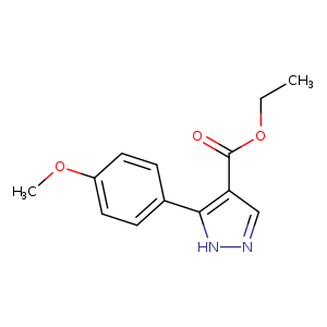 ethyl 5-(4-methoxyphenyl)-1H-pyrazole-4-carboxylate